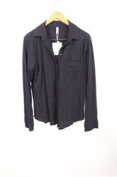 חולצה מכופתרת חדשה בשחור- M